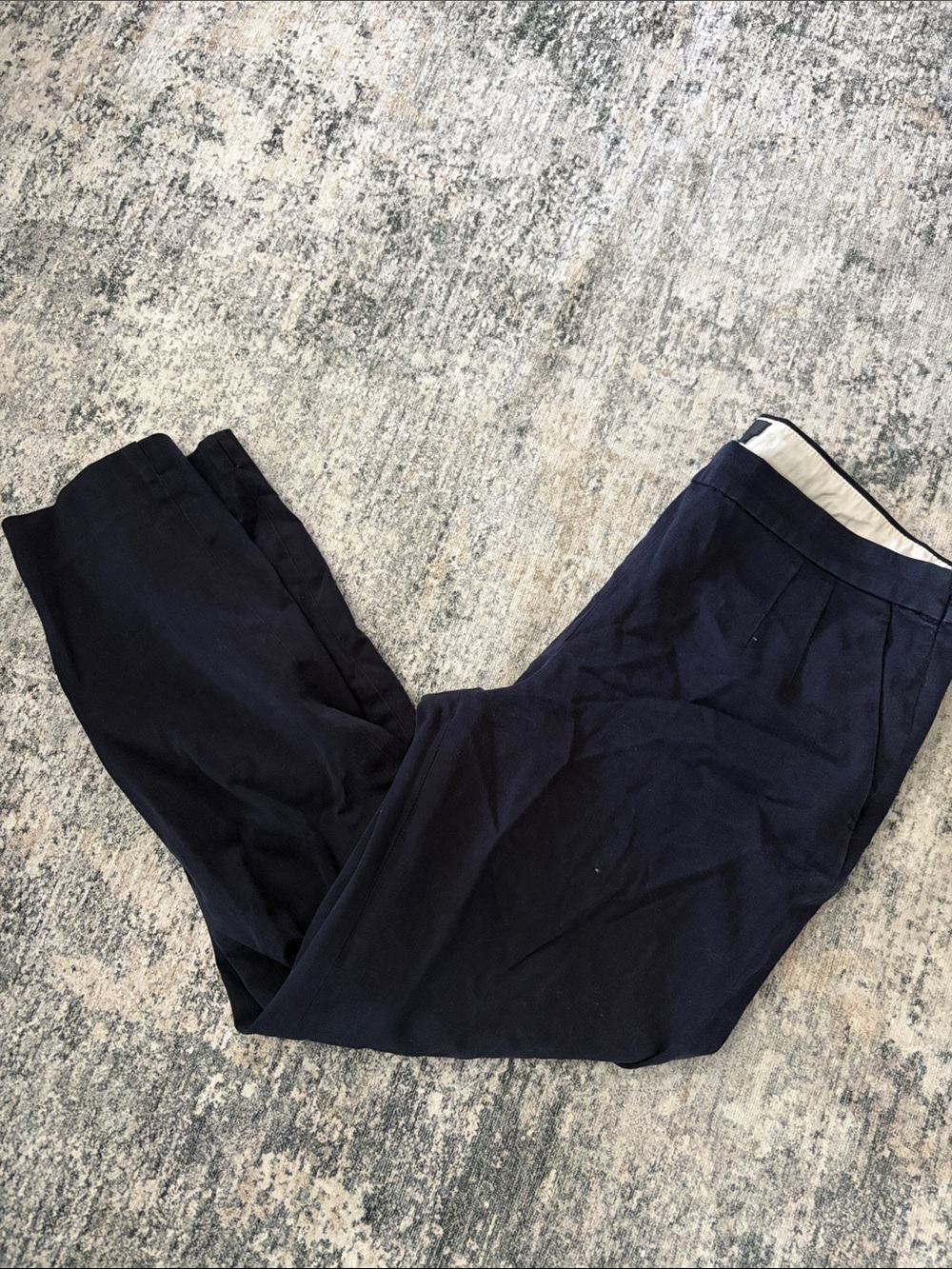 J. Crew Navy Cotton Chinos